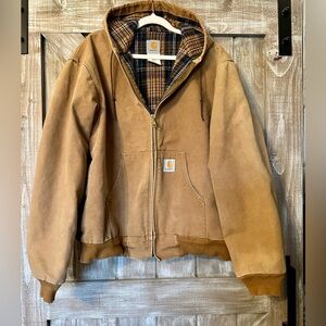 Carhartt Brown Hooded Jacket